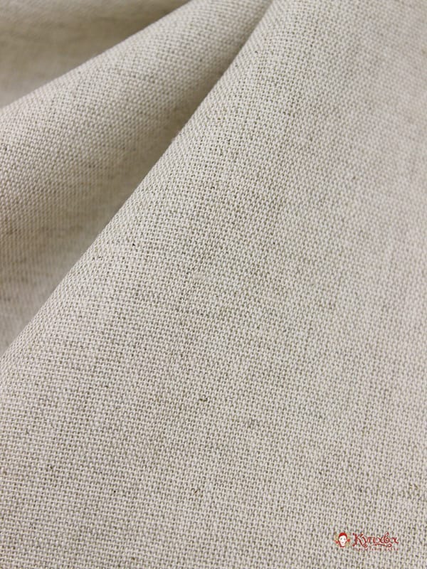 Полулен цв.Суровый, ш.1.5 м, лен-20%, хлопок-45%, вискоза-35%, 140гр/м.кв