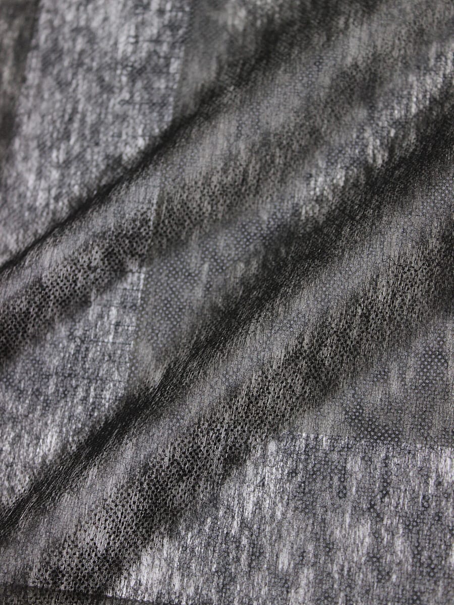 Флизелин, цв.черный, ш.1,5м, п/э-100%, 30гр/м.кв