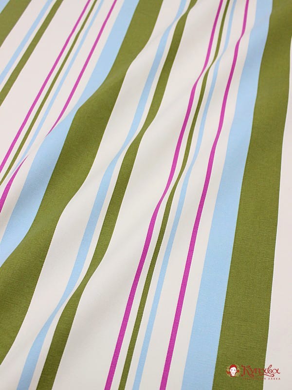 Интерьерный хлопок "Разноцветные полоски", ш.1.5м, хлопок-100%, 250гр/м.кв