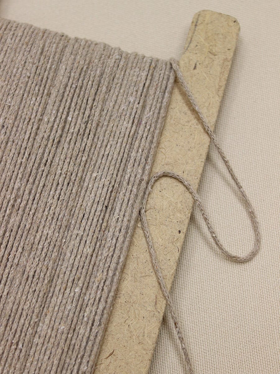 Шнур цв.светлый бежево-кофейный, 2мм, хлопок-100%