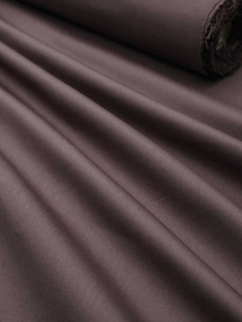 Импортный хлопок цв.Т.кофейно-лиловый, ш.1.55м, хлопок-100%, 120гр/м.кв