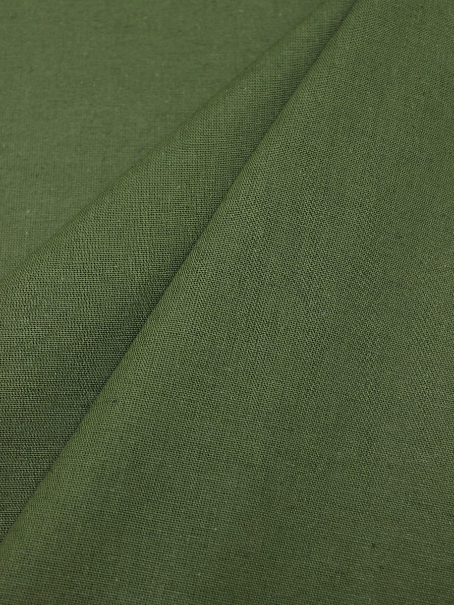 Полулен с умягчением цв.Морской водоросли, ш.1.5м, лен-30%, хлопок-70%, 147гр/м.кв.