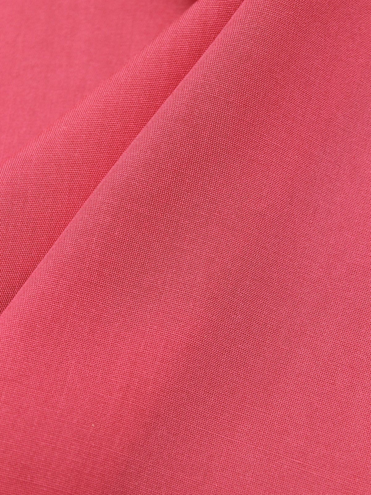 Штапель цв.Насыщенный коралл, ш.1.45м, вискоза-100%, 110гр/м.кв