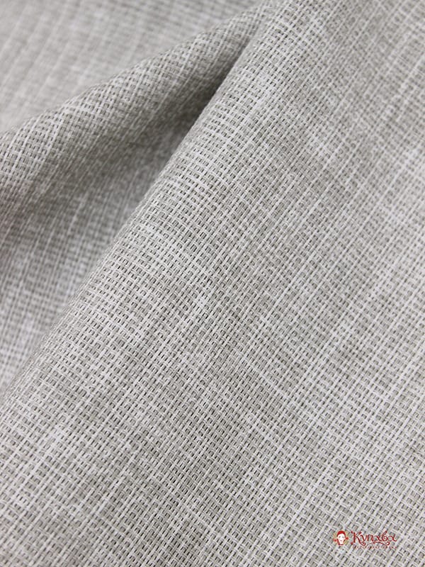 Мерный лоскут (ткань в отрезах) - Рогожка цв.Светлый серо-бежевый меланж, ш.1.5м, хлопок-100%