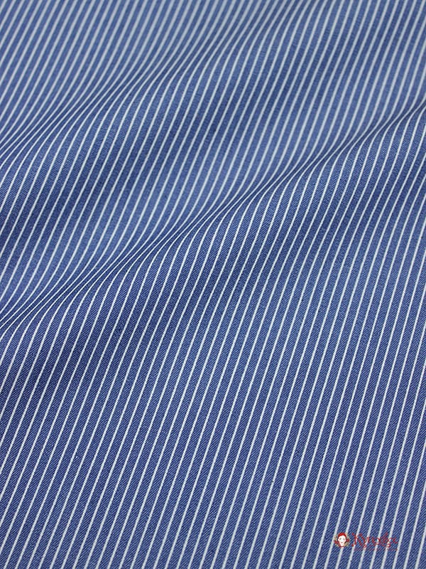 Джинсовая ткань "Тонкая полоска на джинсе", СОРТ2, ш.1.48м, хлопок-85%, п/э-15%, 140гр/м.кв