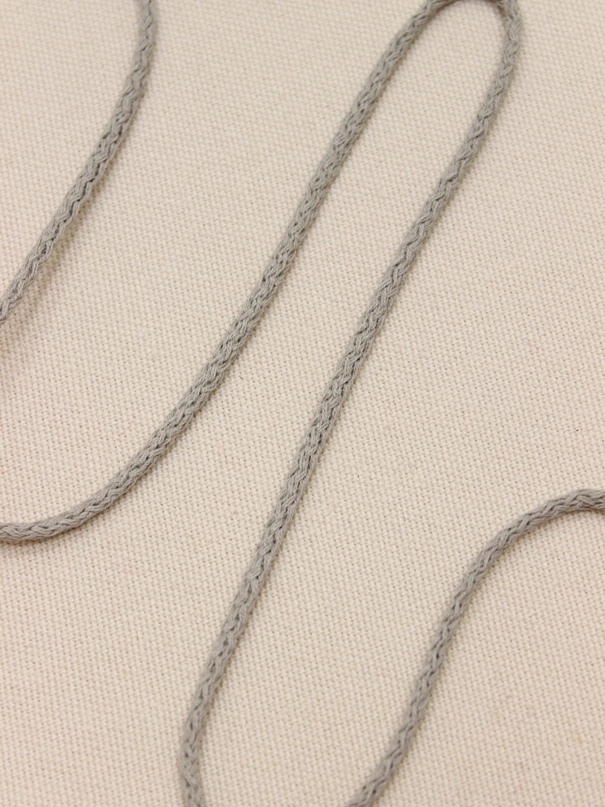 Шнур цв.серо-бежевый, ш.4мм, хлопок-100%