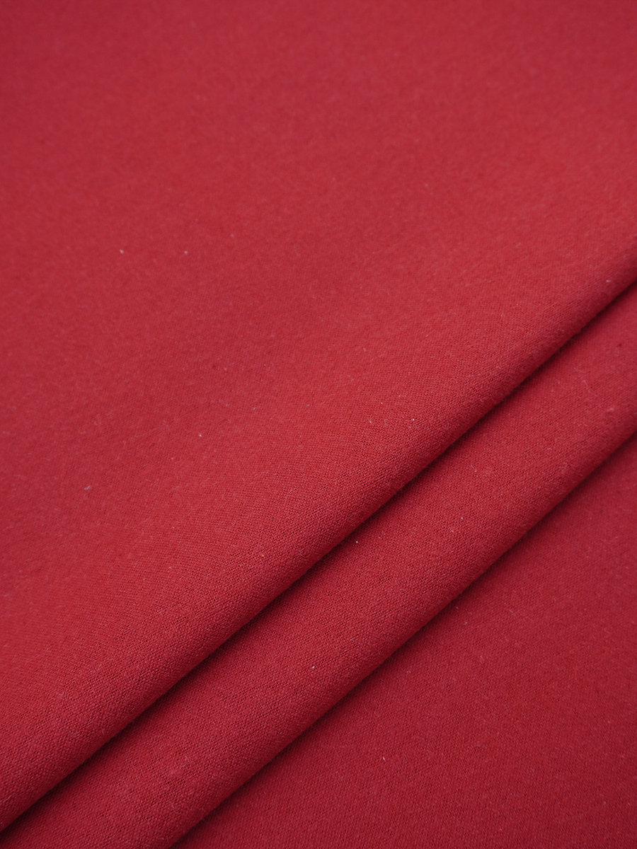 Теплый хлопок цв.Темно-красный, ш.1.5м, хлопок-100%, 150гр/м.кв