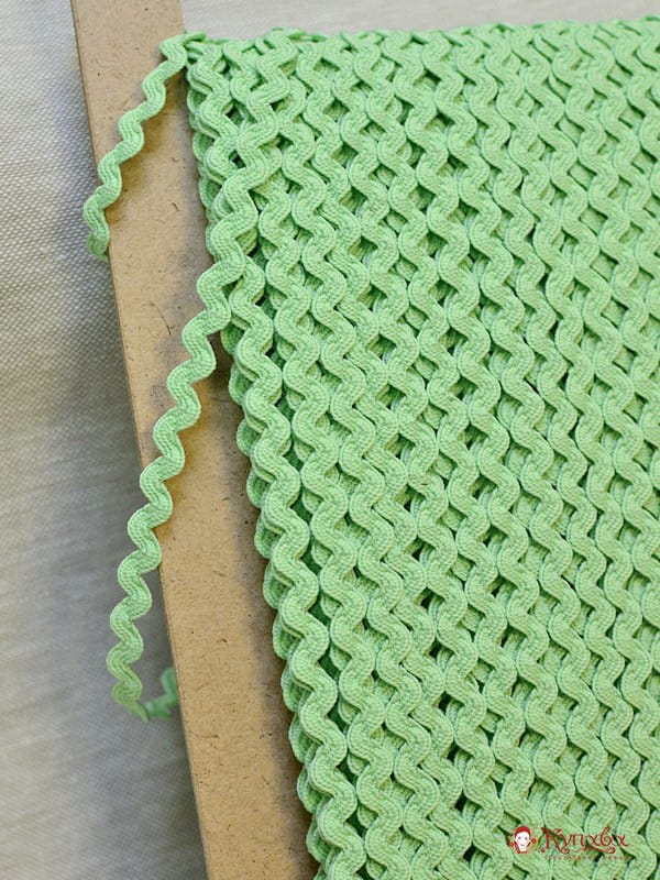 Вьюнчик цв.мятно-салатовый, 9мм, п/э-100%