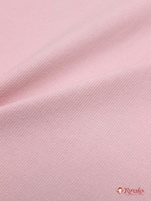 Брак(цена снижена) Микровельвет цв.Винтажный пыльно-розовый, ш.1.42м, хлопок-100%, 200гр/м.кв