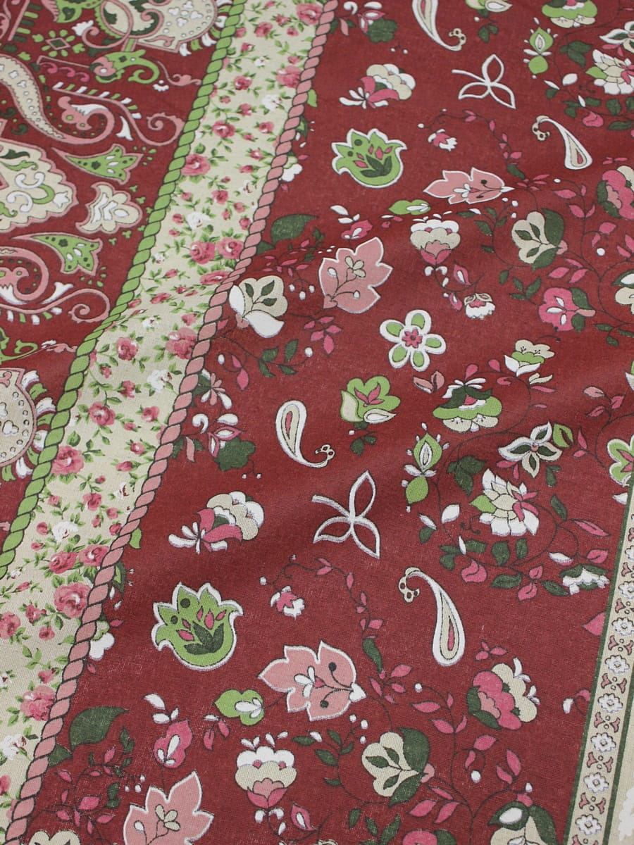 Полулен "Шанита", цв.бордовый, СОРТ2, ш.1.5м, лен-30%, хлопок-70%, 145гр/м.кв