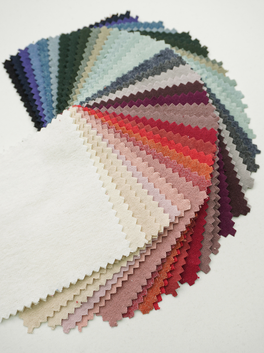 Комплект образцов "Теплый хлопок однотонный" №1