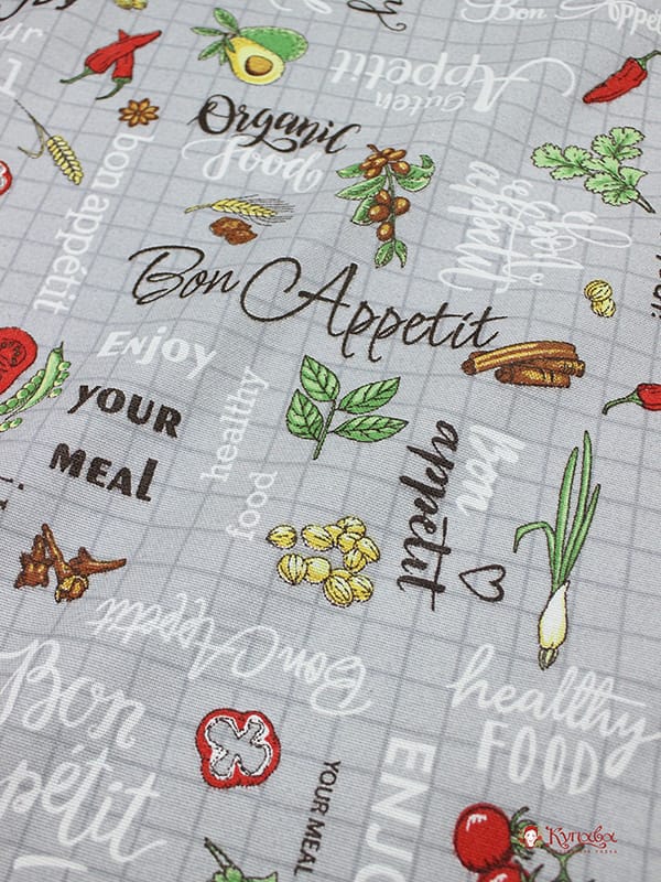 Рогожка "Эко-смак", цв.св.серо-голубой, ш.1.5м, хлопок-100%, 160гр/м.кв