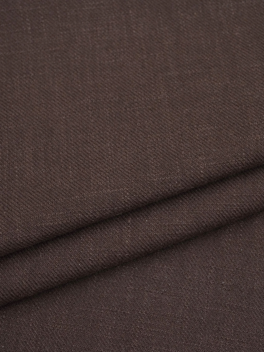 Крапива Рами (Ramie)-диагональ, цв.Темно-коричневый, ш.1.4м, крапива-100%, 240гр/м.кв