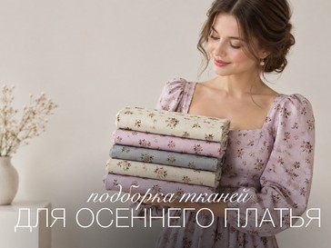 Топ-5 тканей для осенних платьев: какие ткани выбрать для уютного гардероба