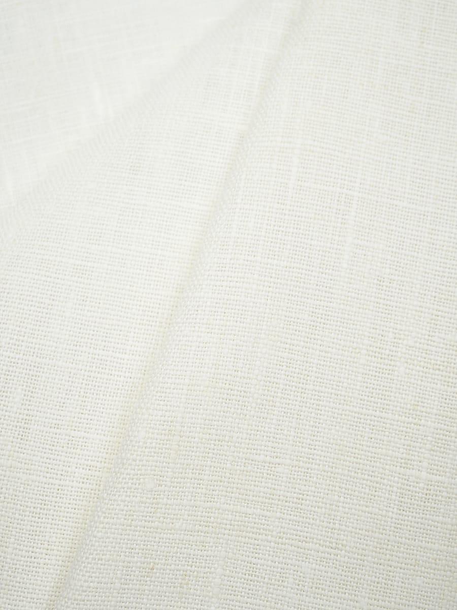 Лен интерьерный цв.Сливочный, СОРТ2, ш.1.6м, лен-100%, 270гр/м.кв