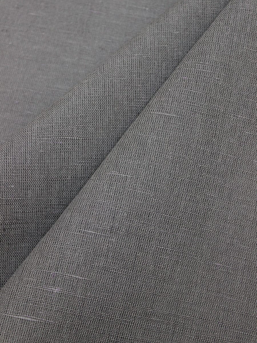 Полулен цв.Стальной графит, СОРТ2, ш.1.5м, лен-57%, хлопок-43%, 200гр/м.кв