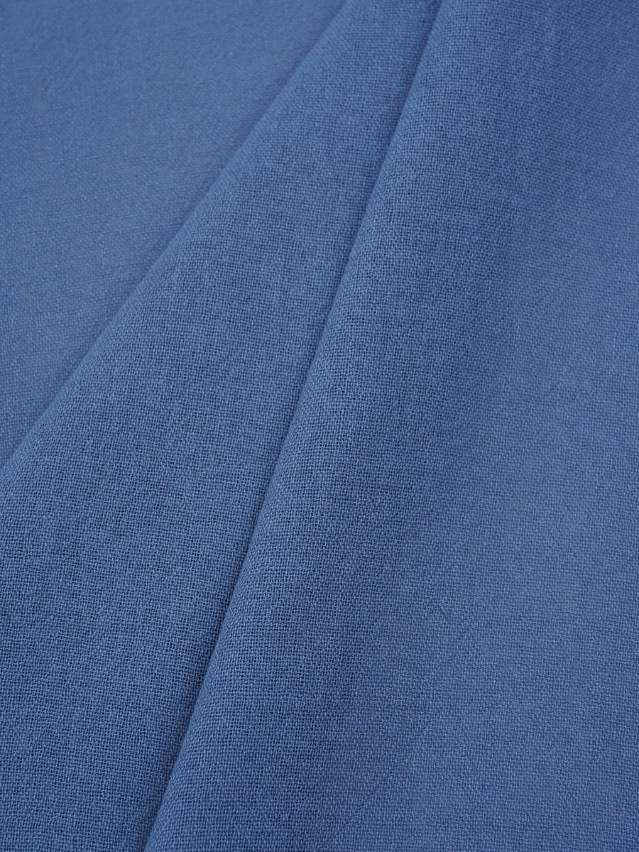 Хлопок крэш цв.Винтажно-синий, ш.1.4м, хлопок-100%, 125гр/м.кв