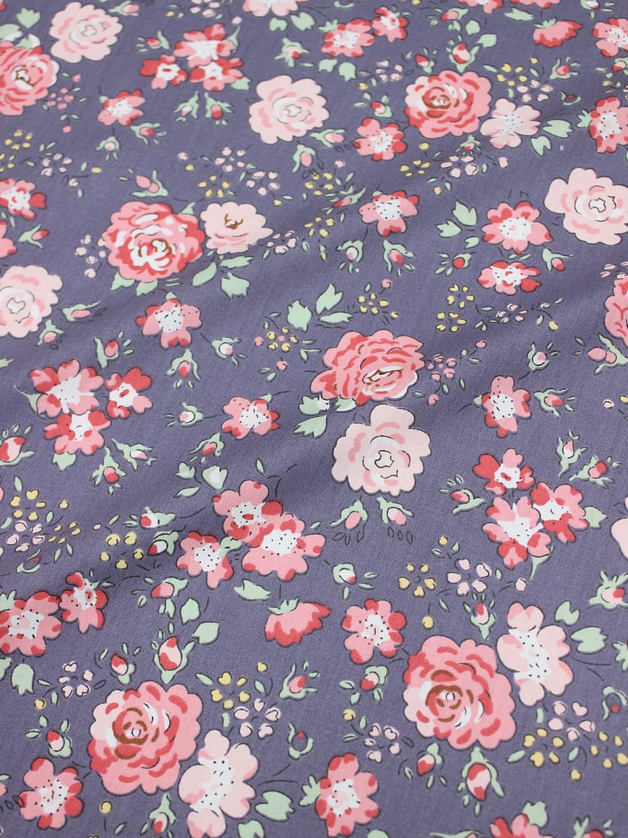 Сатин "Фания" цв.фиолетово-серый, ш.1.60м, хлопок-100%, 110гр/м.кв