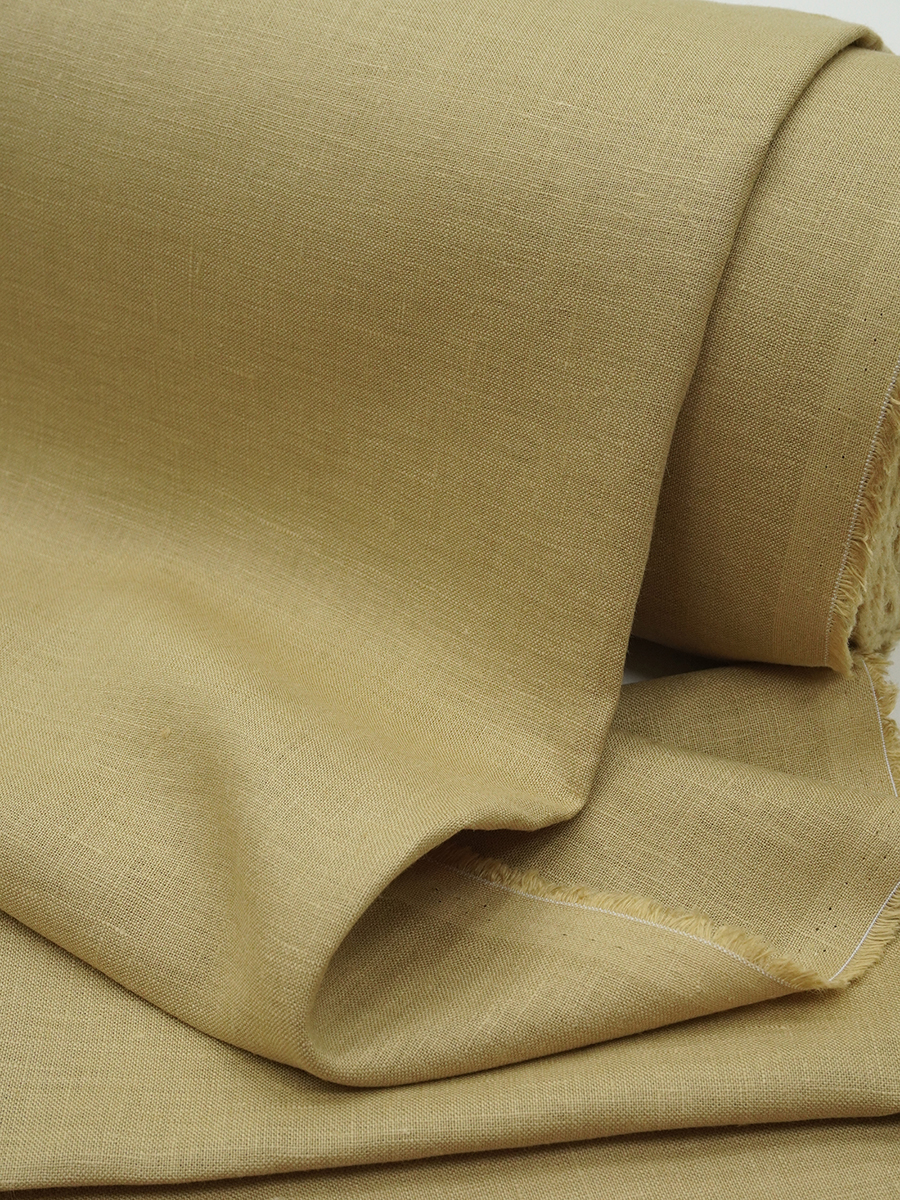 Лен костюмный цв.Песочный-2, ш.1.5м, лен-100%, 180гр/м.кв