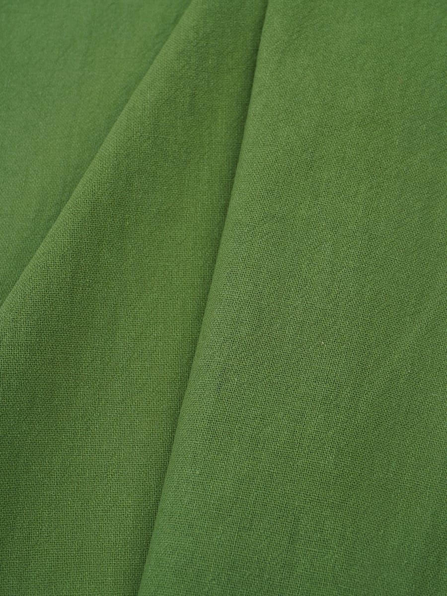 Хлопок крэш цв.Зеленый папоротник, ш.1.4м, хлопок-100%, 130гр/м.кв