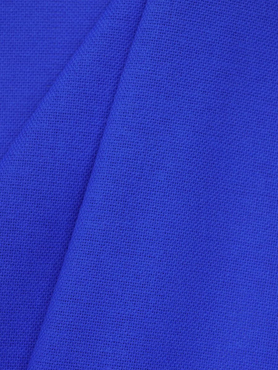 Мерный лоскут (ткань в отрезах) Рогожка цв.Васильковый, СОРТ2, ш.1.5м, хлопок-100%, 190гр/м.кв