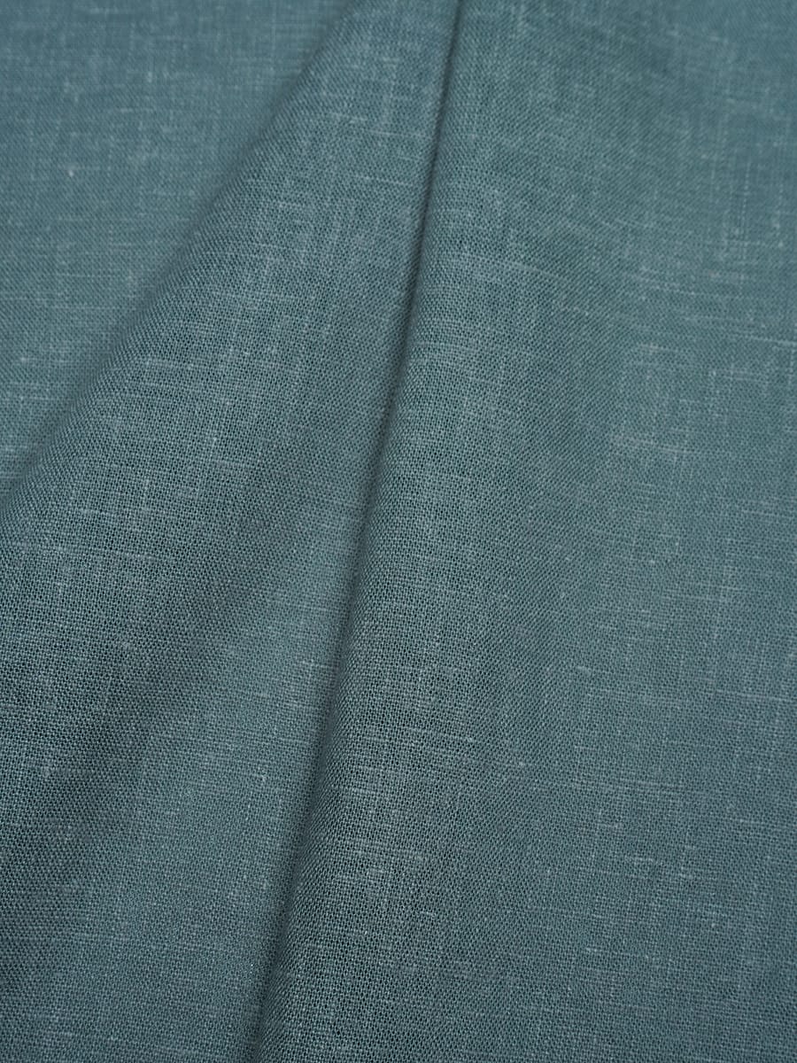 Лен с вискозой с эффектом мятости цв.Винтажная морская волна, ш.1.45м, лен-56%, вискоза-44%