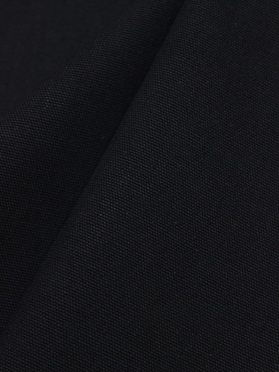 Плотный хлопок цв.Черный, СОРТ2, ш.1.55м, хлопок-100%, 250гр.м/кв