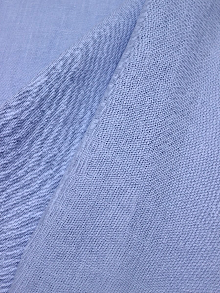 Лен костюмный с эффектом мятости цв.Небесно-голубая дымка, ш.1.45м, лен-100%, 190гр/м.кв