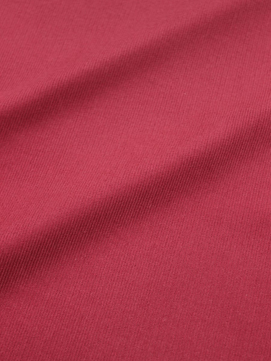 Микровельвет с эластаном цв.Винтажный кораллово-красный, ш.1.46м, хлопок-70%, эластан-30%