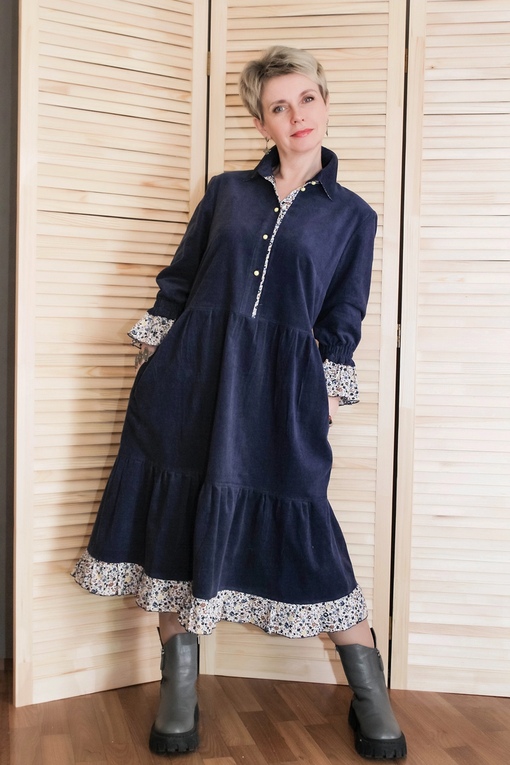 Платье из микровельвета