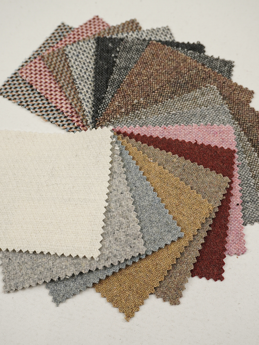 Комплект образцов "Шерсть пальтово-костюмная Твид"