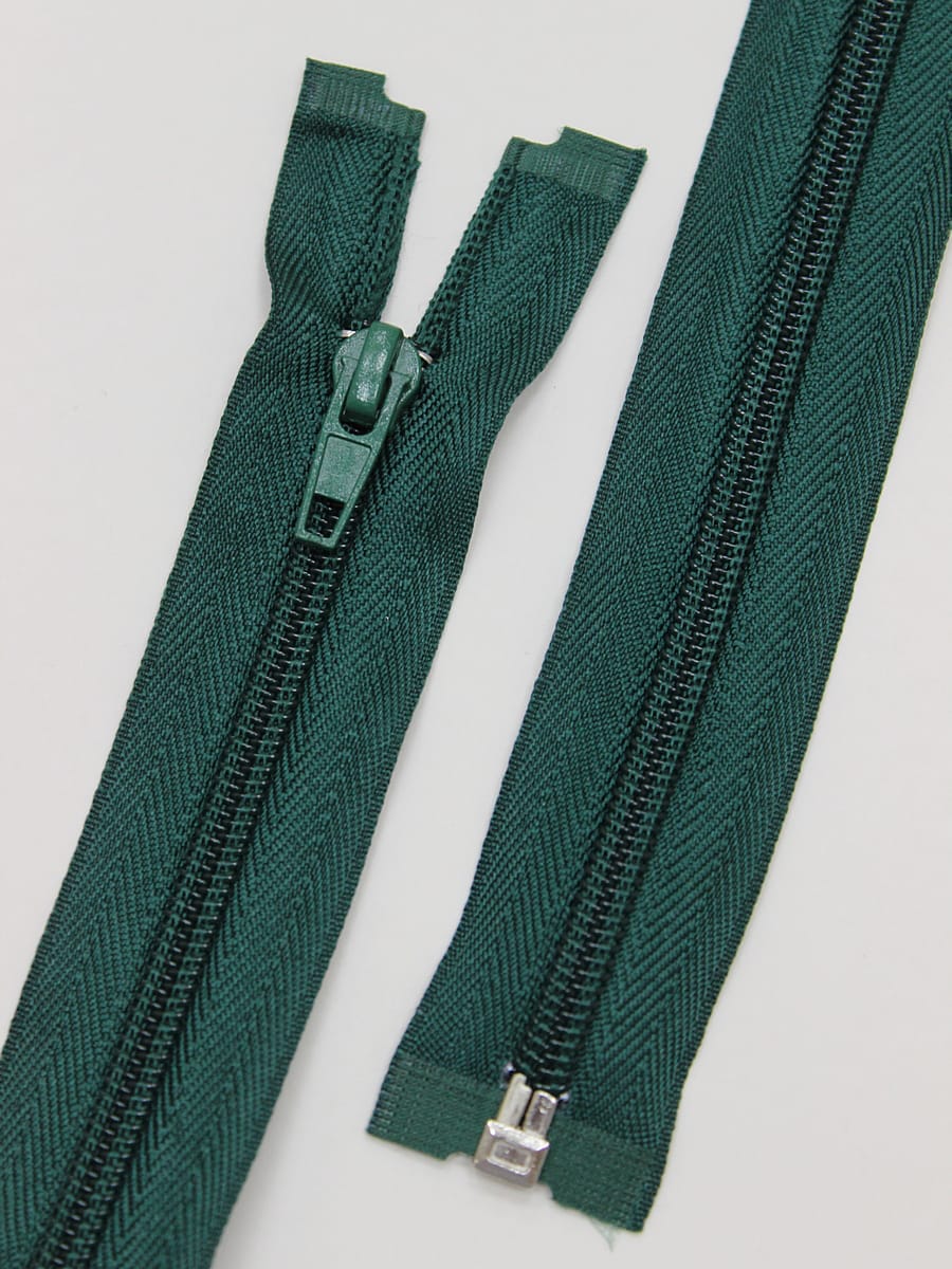 Молния спиральная №5 цв.зеленый мох, 70см