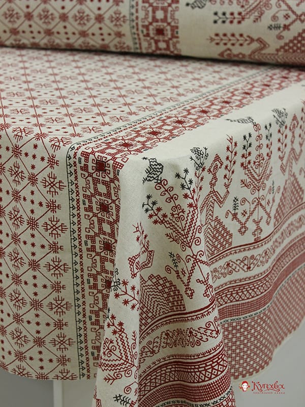 Полулен "Макошь" (на суровом), ш.1.5м, лен-30%, хлопок-70%, 140гр/м.кв