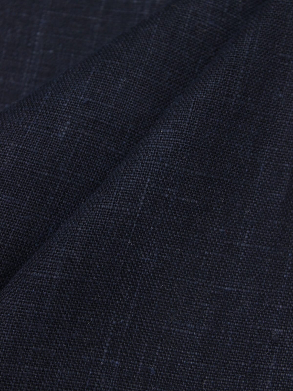 Лен гладкокрашенный цв.Чернильный, ш.1.5м, лен-100%, 200гр/м.кв