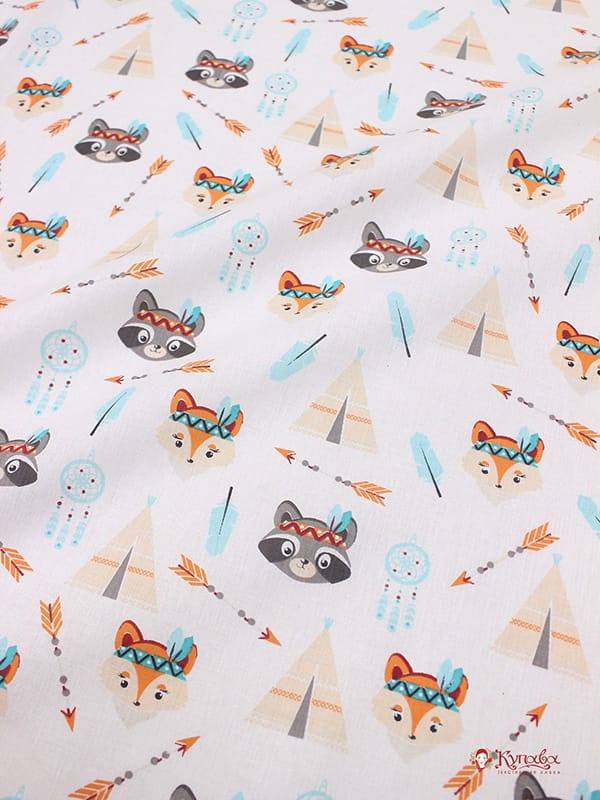 Поплин "Стрелы и вигвамы", СОРТ2, ш.1.5м, хлопок-100%,105гр/м.кв2