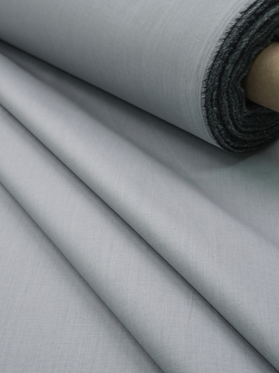 Сорочечная джинсовая ткань цв.Серый цемент, ш.1.45м, хлопок-100%, 150гр/м.кв