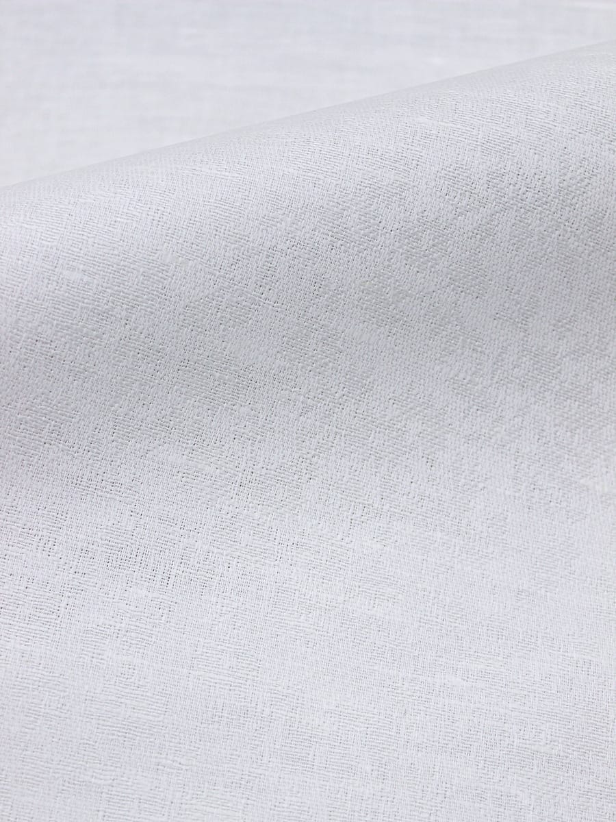 Полульняной жаккард "Мелкий цветок" цв.белый, ш.1.6м, лен-50%, хлопок-50% 200г/м.кв