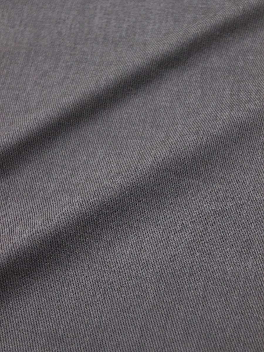 Мерный лоскут(ткань в отрезах) - Джинс с ворсом цв.Темный кофейно-серый, ш.1.5м, хлопок-100%, 330гр/