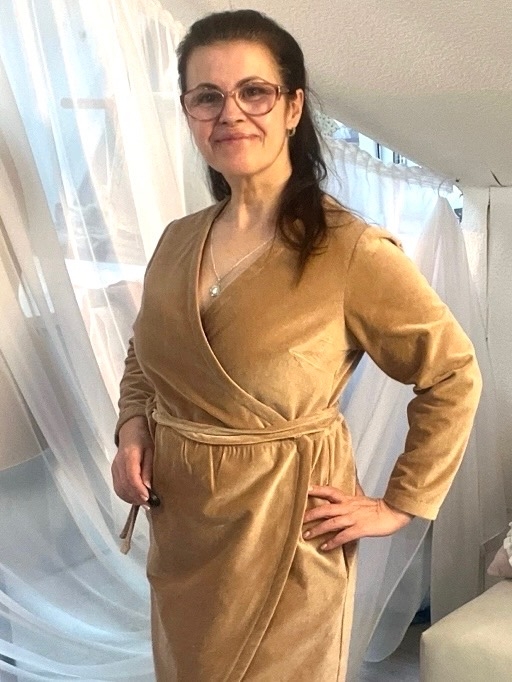 Платье из премиального бархата
