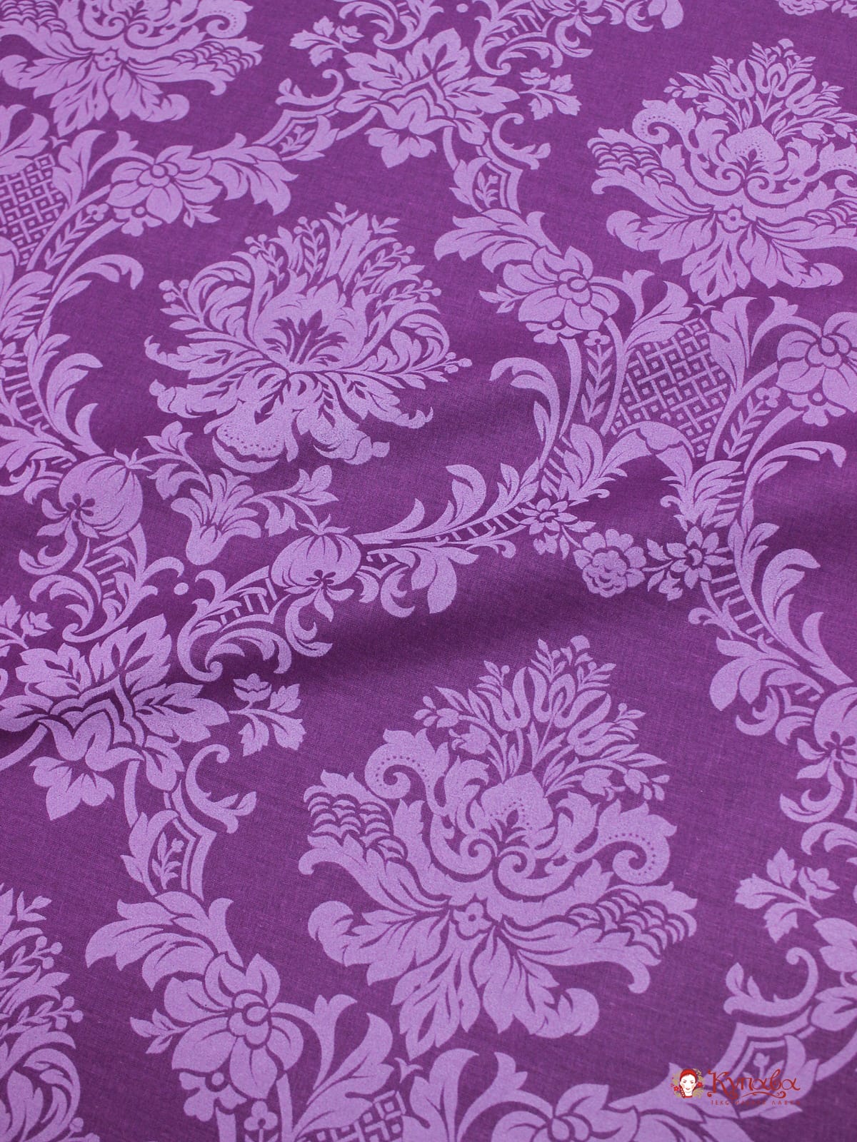 Поплин Коллекция "Набивной жаккард" цв.ежевичный, ш.2.2м, хл-100%, 110гр/м.кв