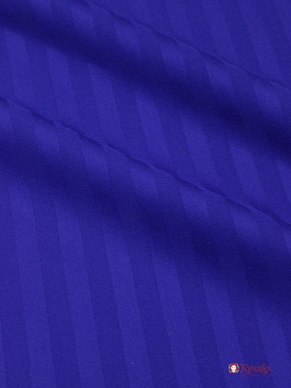 Сатин-страйп цв.Василек (1см*1см), ш. 2.2м, хлопок-100%, 135гр/м.кв