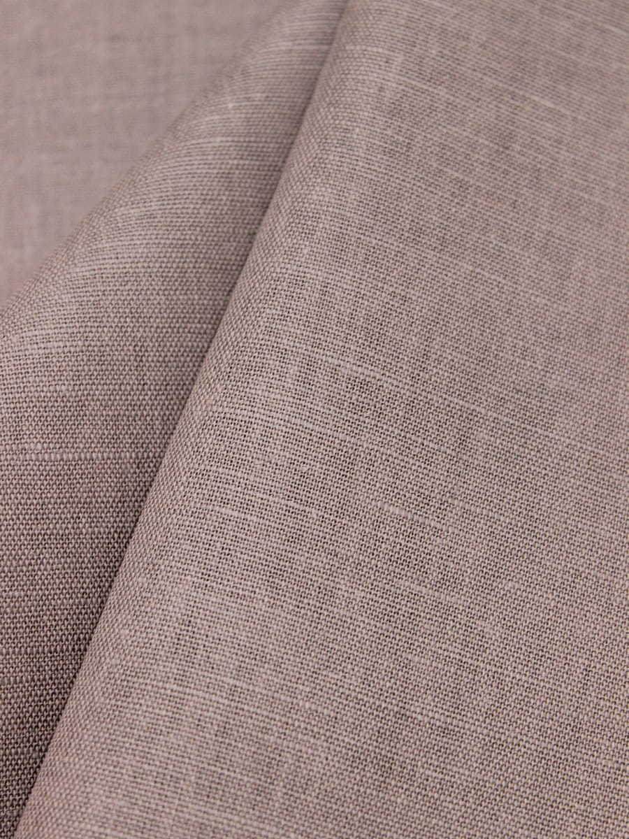 Полулен цв.Кофейный с розовым оттенком, СОРТ2, ш.2.2м, лен-30%, хлопок-70%,140гр/м.кв