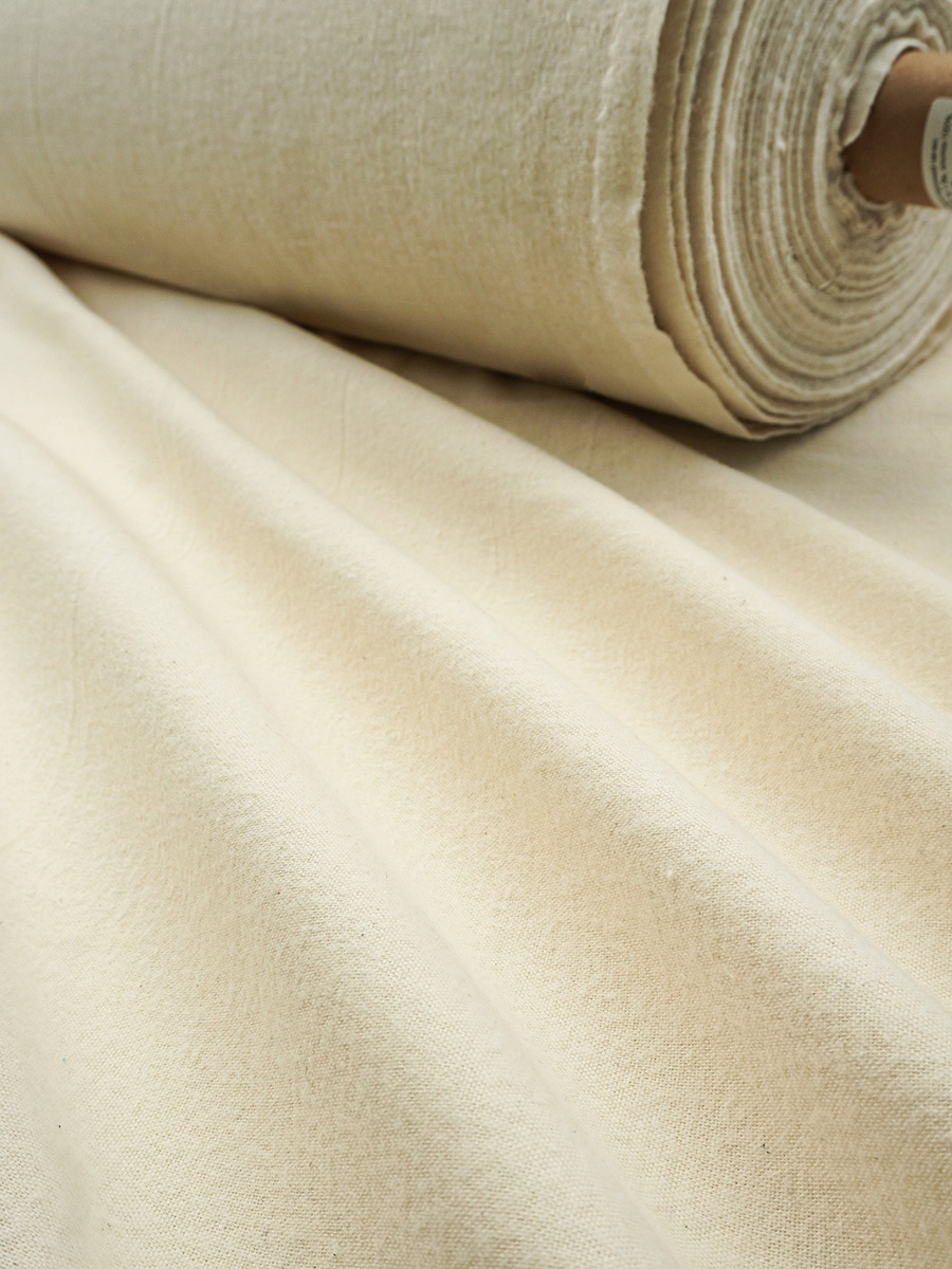 Фланель двухсторонний начес цв.Суровый, ш.1.5м, хлопок-100%, 175гр/м.кв