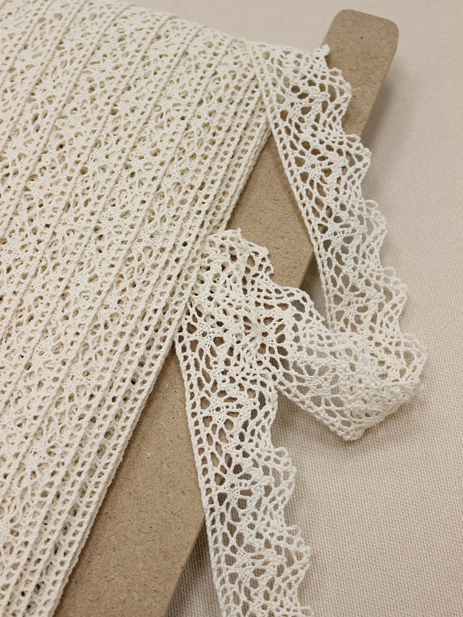 Кружево цв.суровый, ш.33мм, хлопок-100%#000863