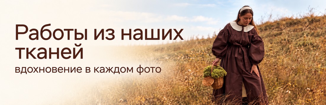 Работы из наших тканей