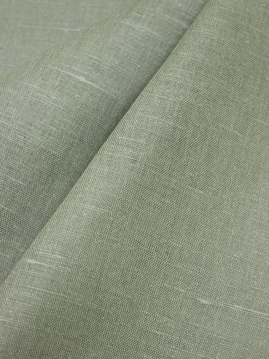 Полулен гладкокрашенный цв.Св.сухая трава, ш.1.5м, лен-57%, хлопок-43%, 200гр/м.кв