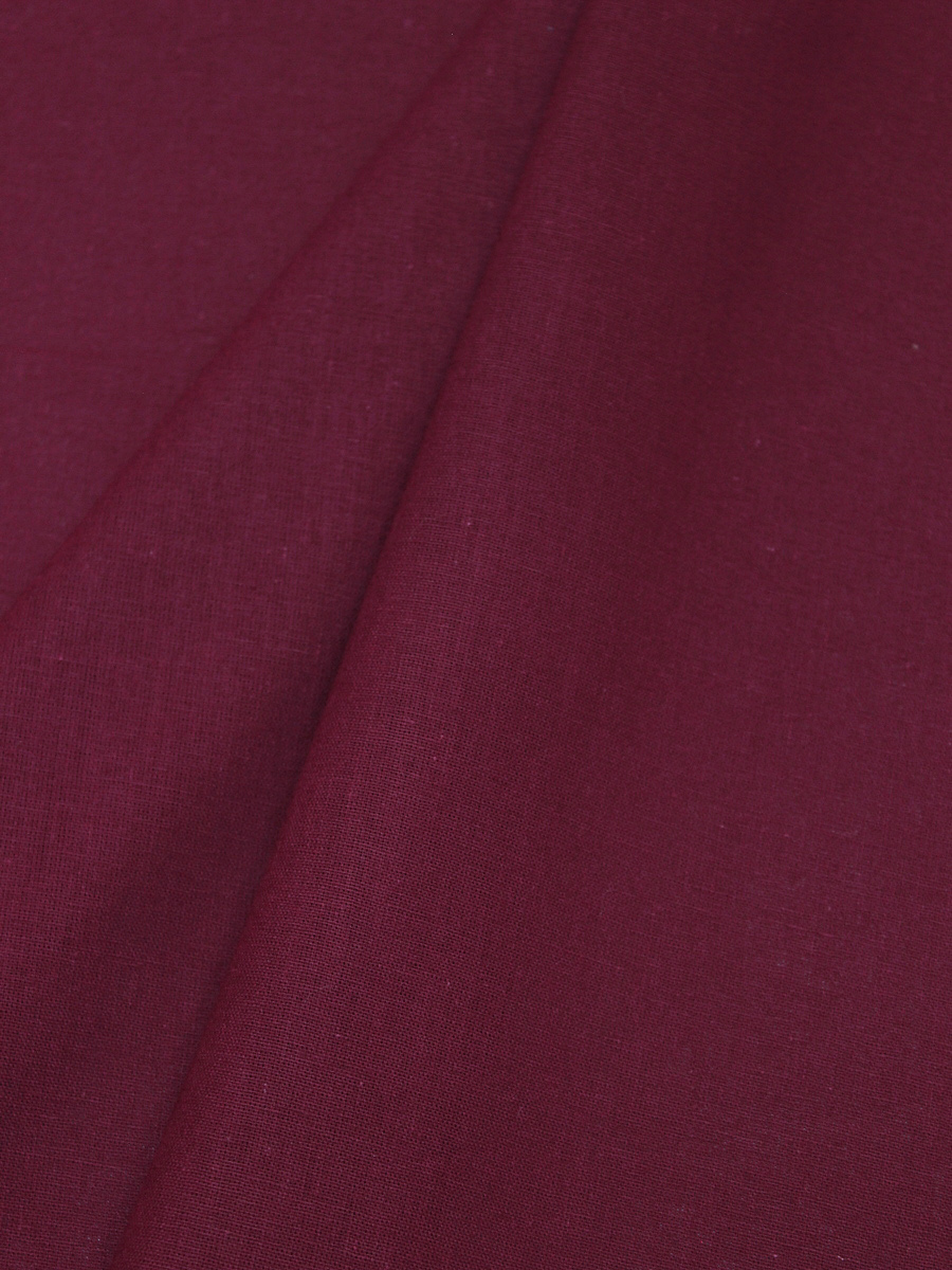 Поплин цв.Темный бордово-вишневый, ш.2.2м, хлопок-100%, 110гр/м.кв