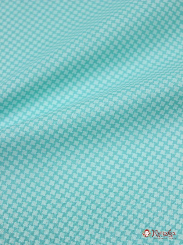 Перкаль Коллекция Текстура, цв.яркая мята, ш.2.2м, хлопок-100%, 125гр/м.кв