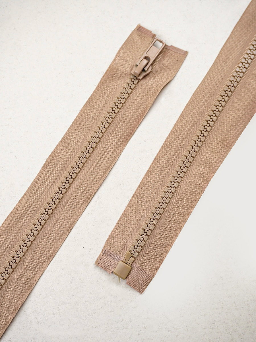 Молния тракторная №5 цв.темный телесно-бежевый, СОРТ2, 60см