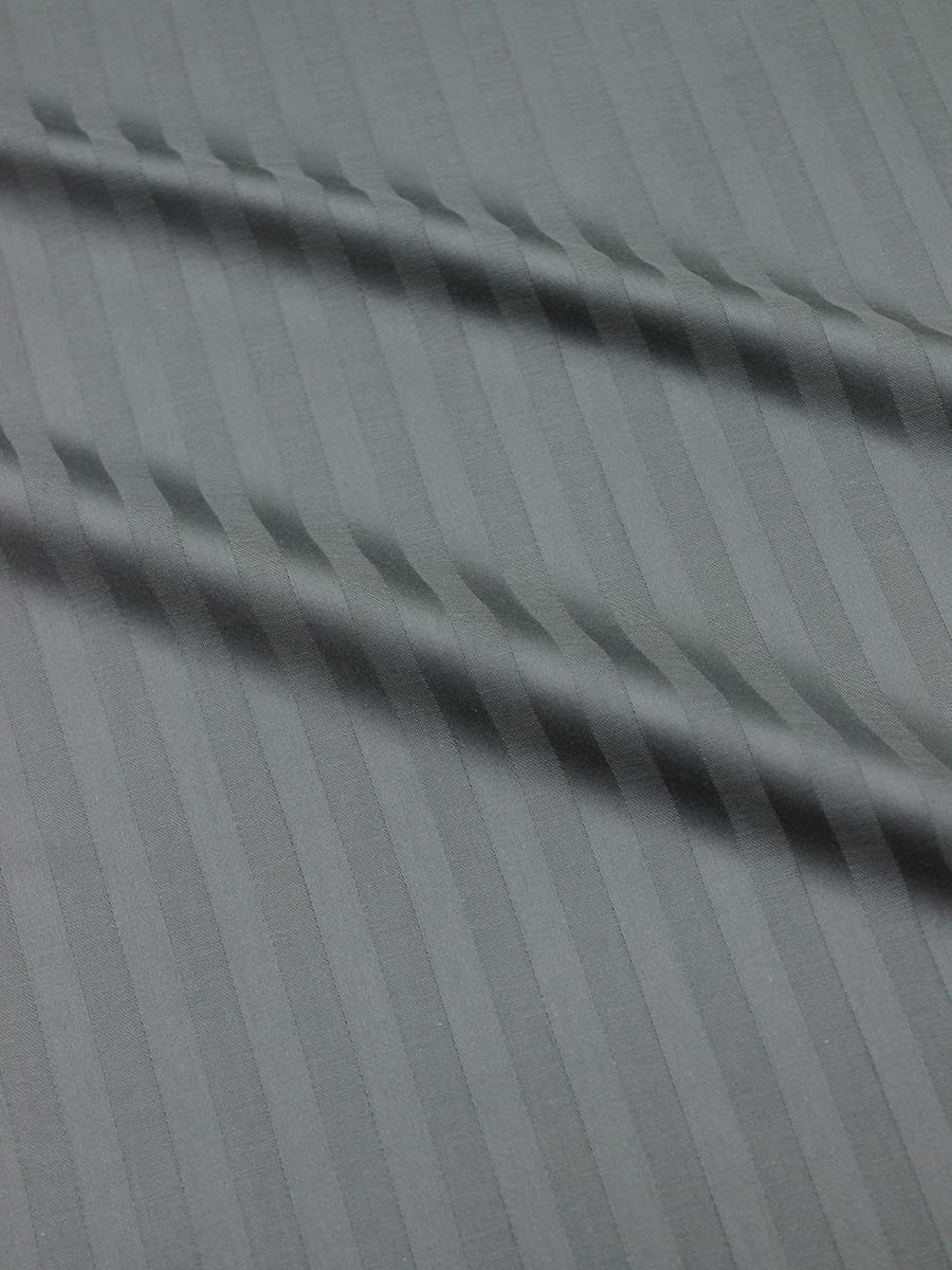 Сатин-страйп цв.Серый с бирюзовым оттенком (1см*1см), ш.2.2м, хлопок-100%, 125гр/м.кв